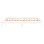 Sengeramme Med Led Hvit 135X190 Cm Double Heltre