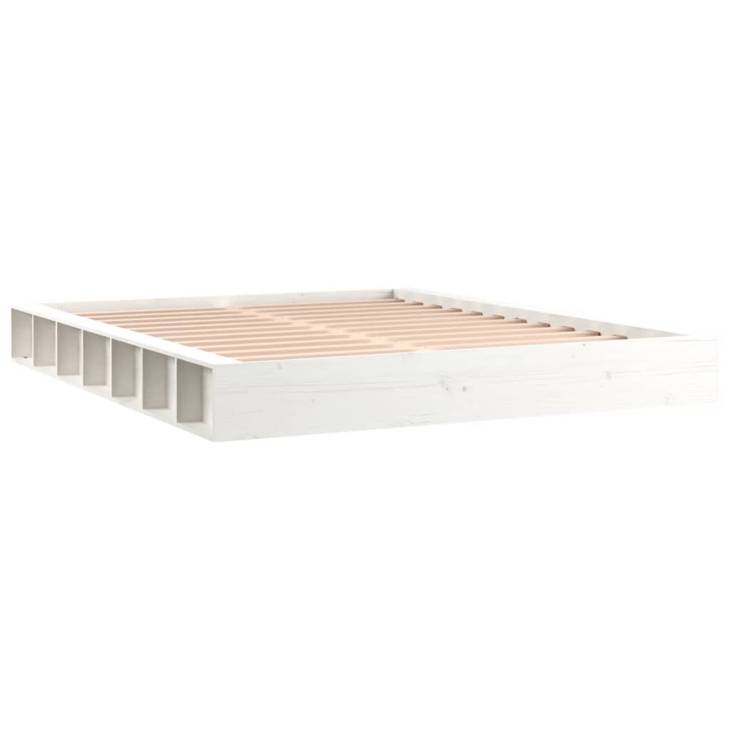 Sengeramme Hvit 160X200 Cm Heltre