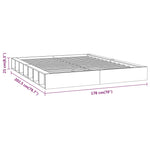 Sengeramme Hvit 160X200 Cm Heltre