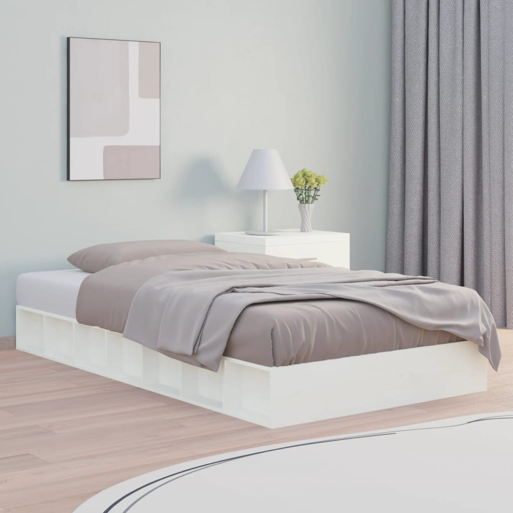 Sengeramme Hvit 75X190 Cm Small Single Heltre