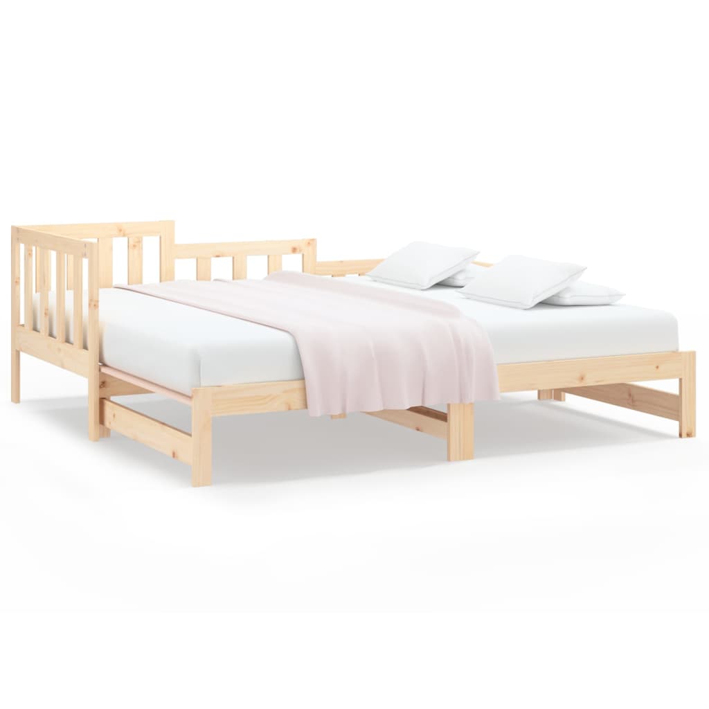 Uttrekkbar Dagseng 2X(90X190) Cm Heltre Furu