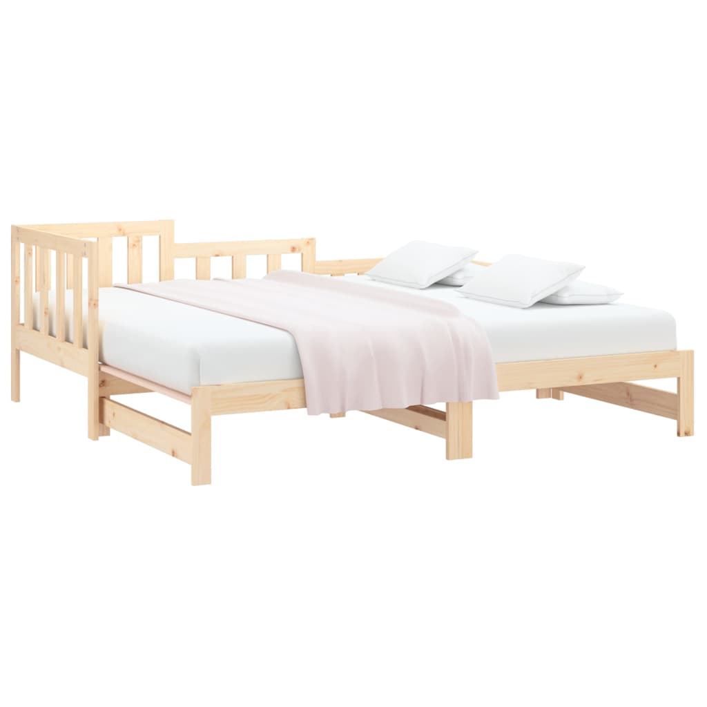 Uttrekkbar Dagseng 2X(90X190) Cm Heltre Furu