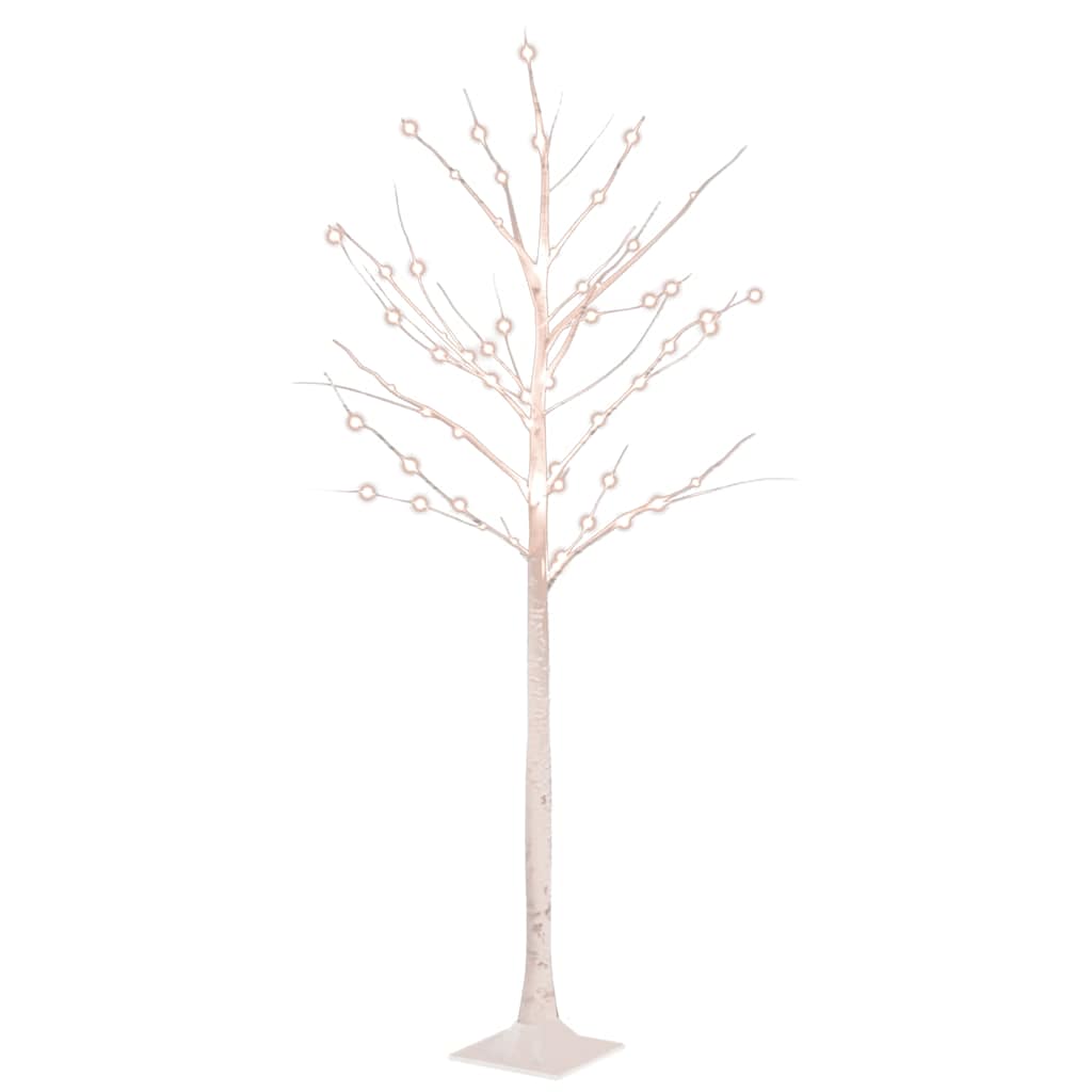 Led-Bjørketre Varmhvit 72 Lysdioder 150 Cm