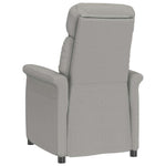 Recliner Stol Lys Grå Lysegrå 70,5 X 96,5 X 95 Cm Stoff