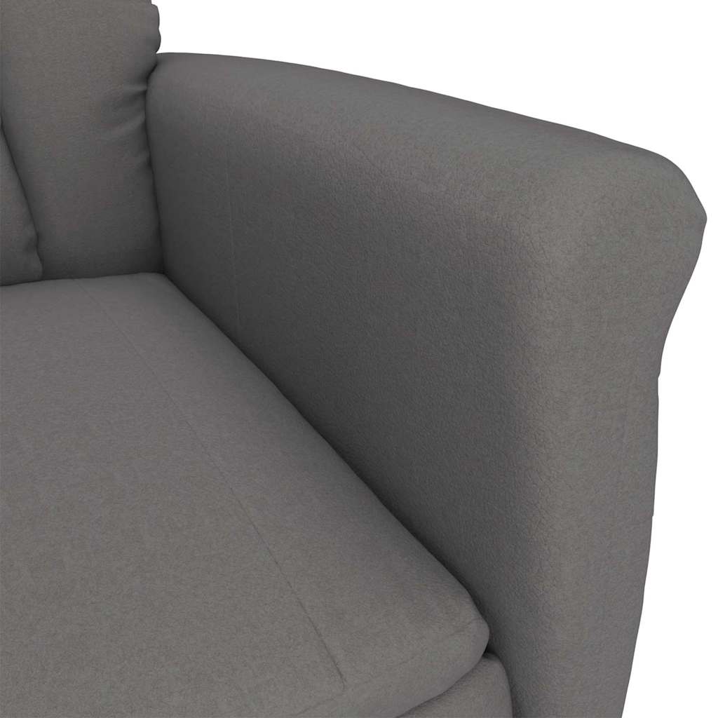 Recliner Stol Mørkegrå Mørke Grå 70,5 X 96,5 X 95 Cm Stoff