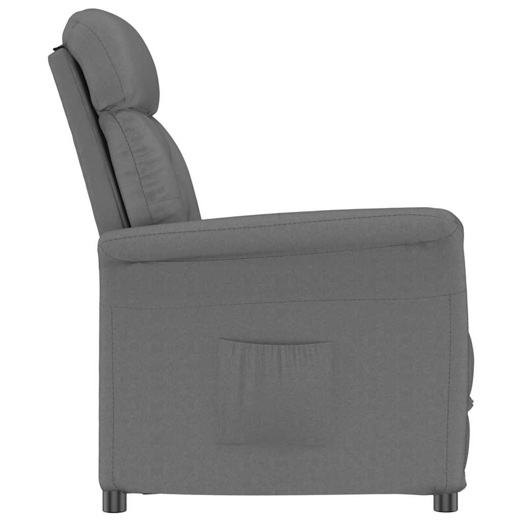 Recliner Stol Mørkegrå Mørke Grå 70,5 X 96,5 X 95 Cm Stoff