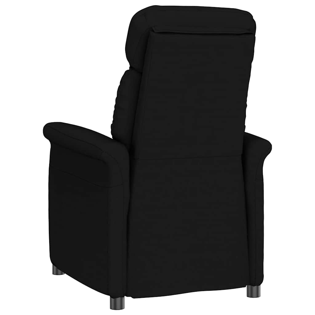 Recliner Stol Svart Svart 70,5 X 96,5 X 95 Cm Kunstlær