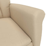 Lene Stol Krem Krem 70,5 X 96,5 X 95 Cm Stoff Og Metall