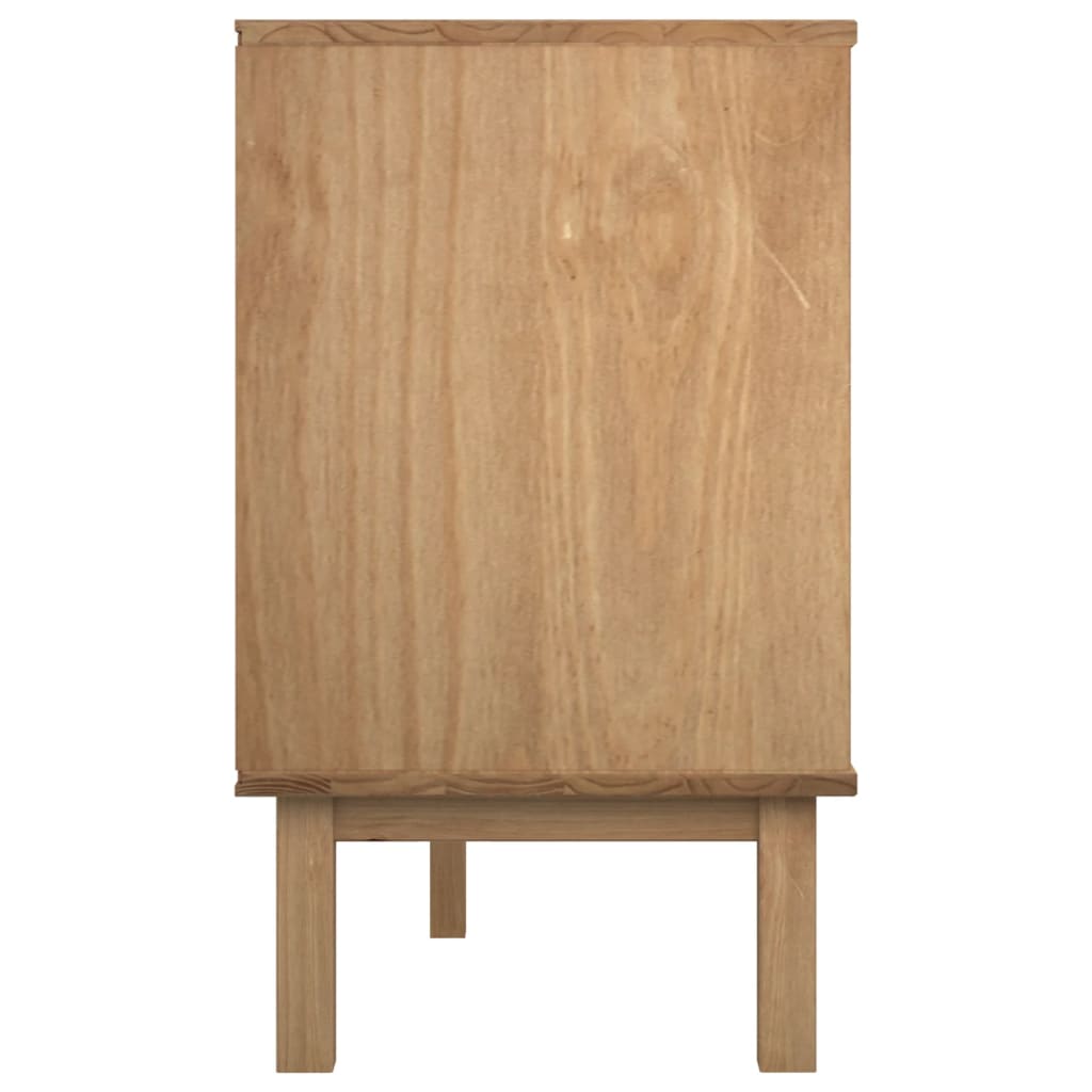 Kommode Otta Brun Og Grå 111X43X73,5 Cm Heltre Furu