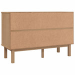 Kommode Otta Brun Og Grå 111X43X73,5 Cm Heltre Furu