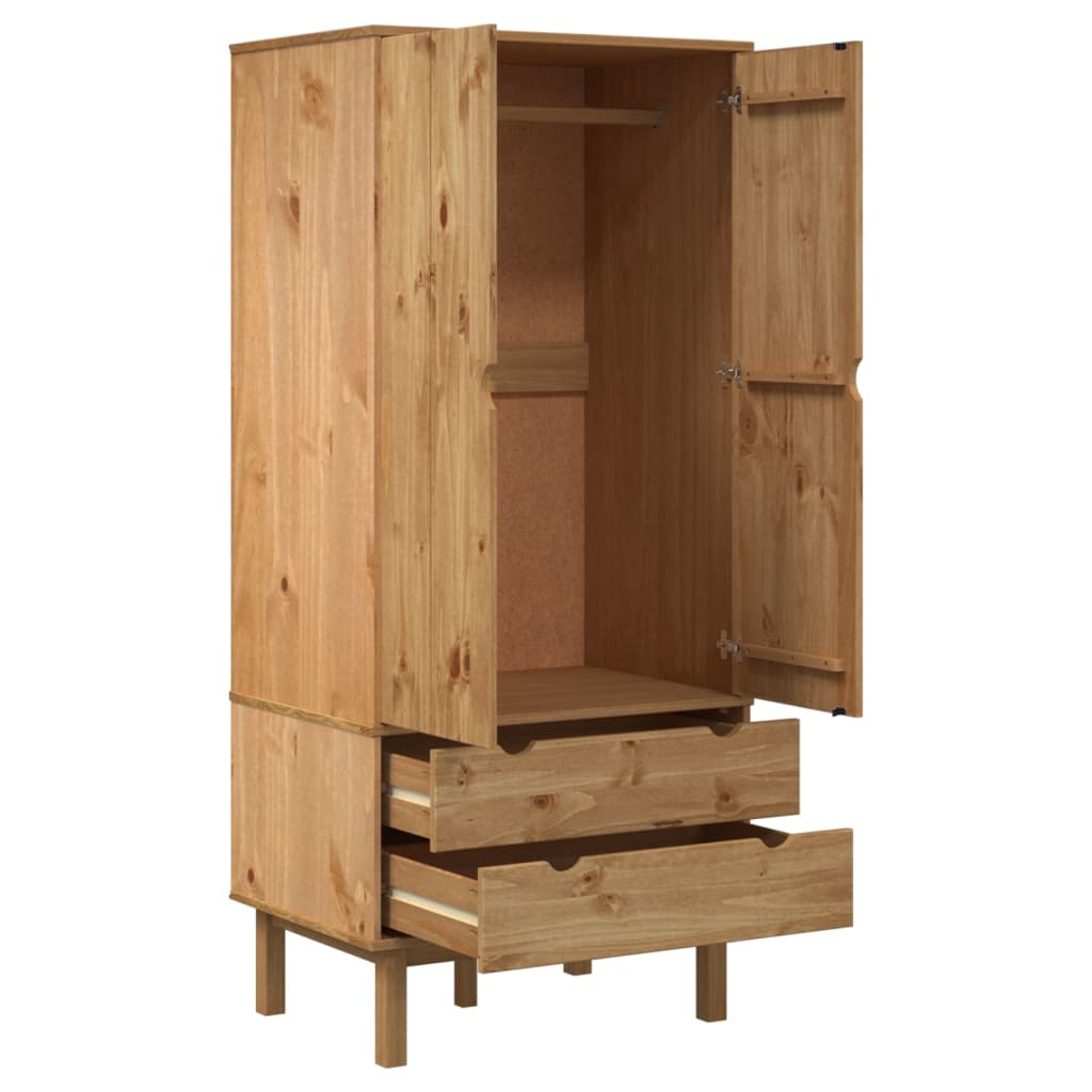 Garderobe Otta 76,5X53X172 Cm Heltre Furu
