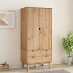 Garderobe Otta 76,5X53X172 Cm Heltre Furu