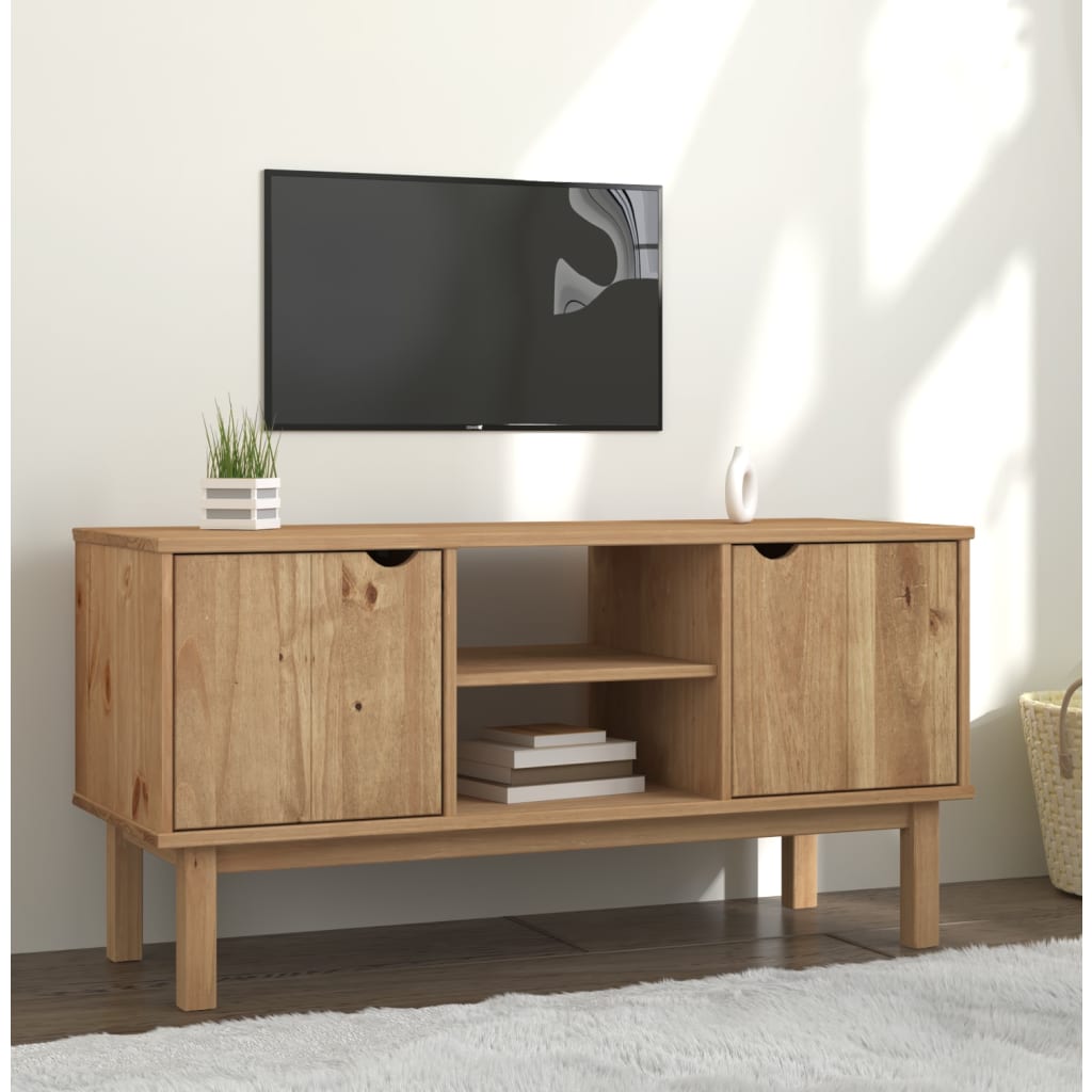Tv-Benk Otta 113,5X43X57 Cm Heltre Furu