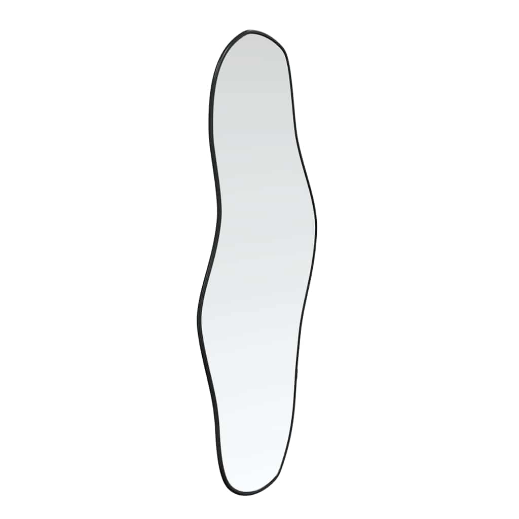 Veggspeil Svart 90X40 Cm