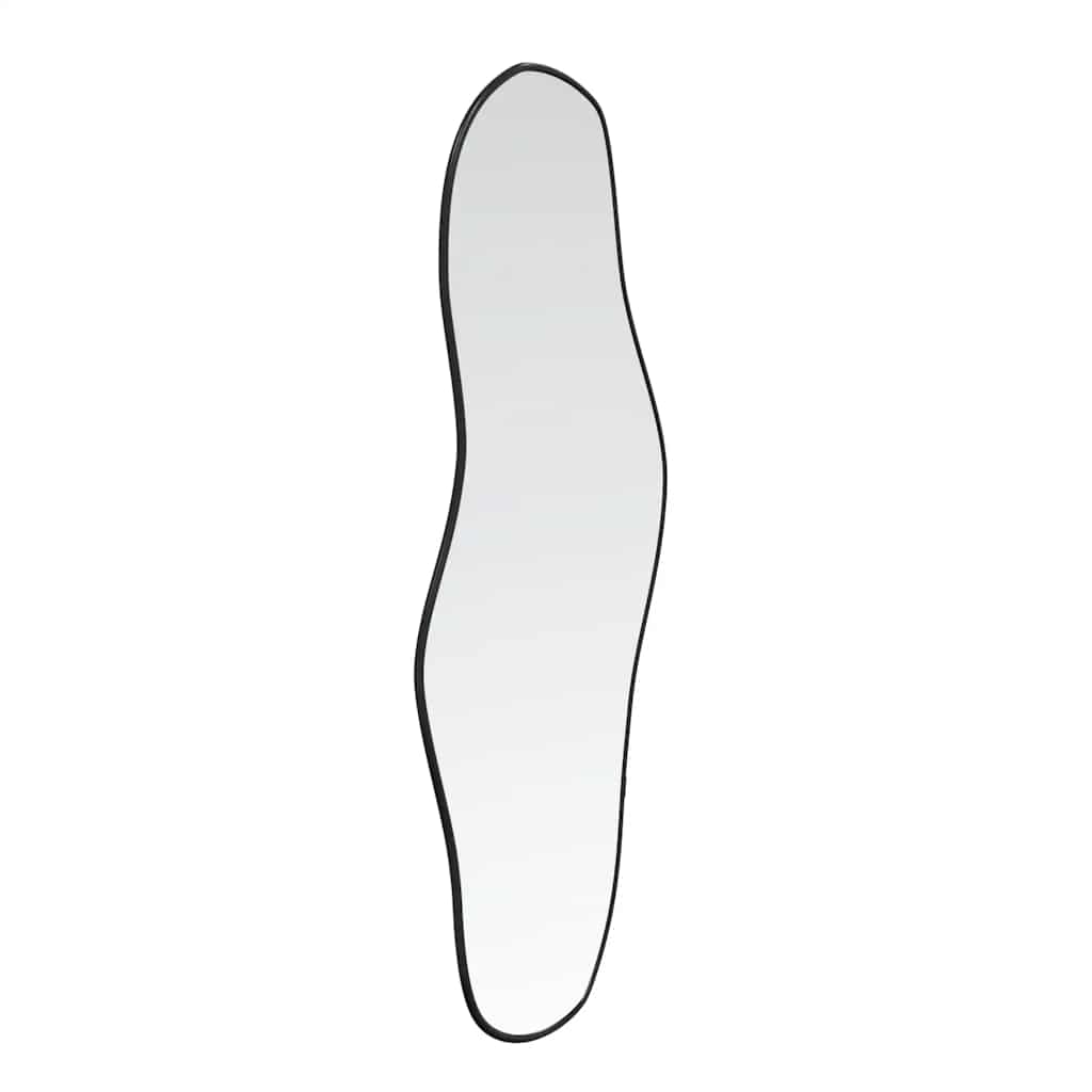 Veggspeil Svart 100X45 Cm