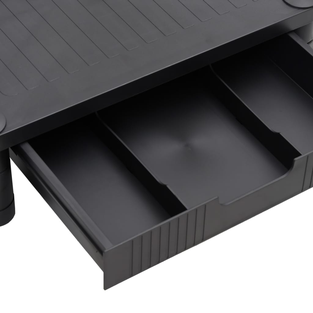 Monitorstativ Svart 43X30,5X13 Cm