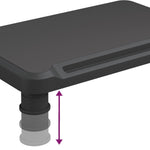 Monitorstativ Svart 38X24X10,5 Cm