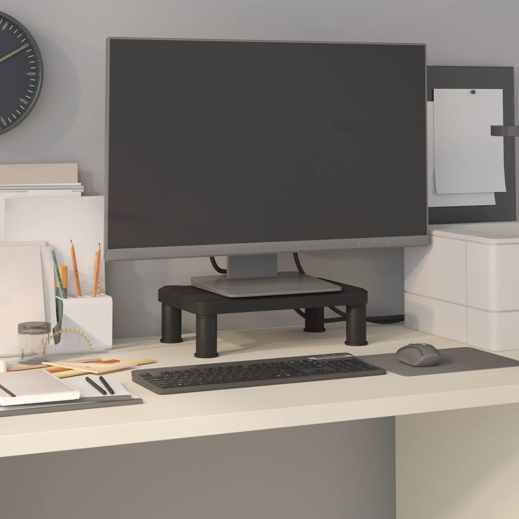 Monitorstativ Svart 38X24X10,5 Cm