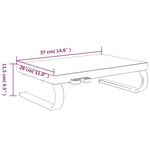 Monitorstativ Svart 37X28X11,5 Cm