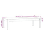 Salongbord 110X50X30 Cm Heltre Furu