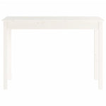 Konsollbord Hvit 110X40X75 Cm Heltre Furu