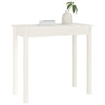 Konsollbord Hvit 80X40X75 Cm Heltre Furu