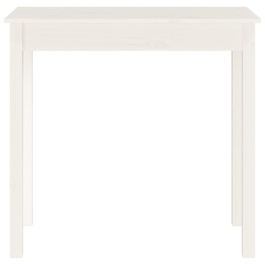 Konsollbord Hvit 80X40X75 Cm Heltre Furu