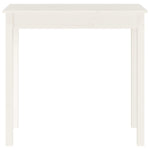 Konsollbord Hvit 80X40X75 Cm Heltre Furu
