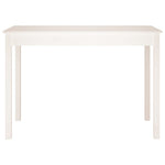 Spisebord Hvit 110X55X75 Cm Heltre Furu
