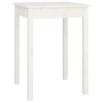 Sidebord Hvit 55X55X75 Cm Heltre Furu