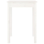 Sidebord Hvit 55X55X75 Cm Heltre Furu