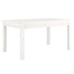 Salongbord Hvit 80X50X40 Cm Heltre Furu