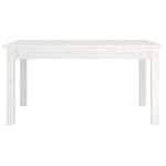 Salongbord Hvit 80X50X40 Cm Heltre Furu
