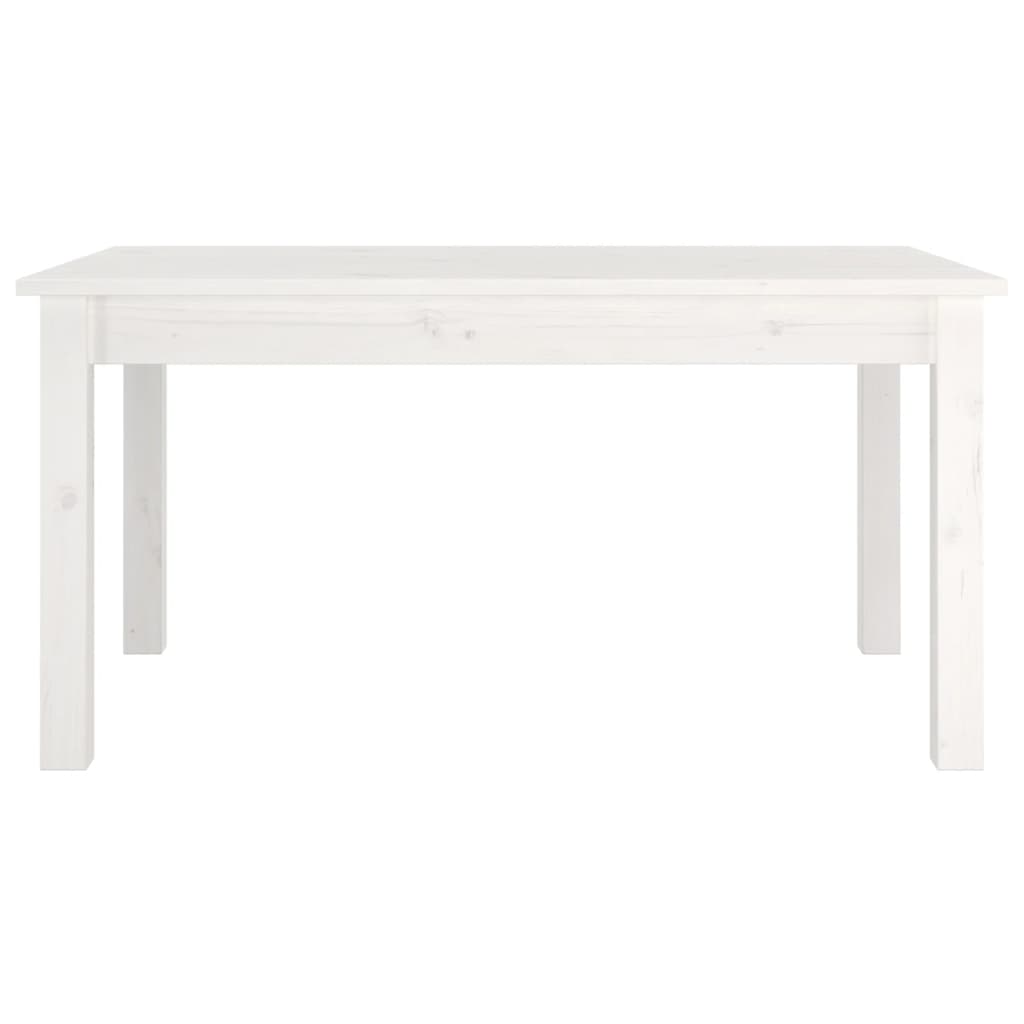 Salongbord Hvit 80X50X40 Cm Heltre Furu