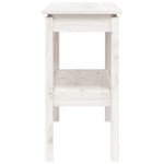 Konsollbord Hvit 110X40X75 Cm Heltre Furu