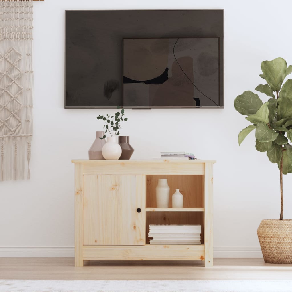 Tv-Benk 70X36,5X52 Cm Heltre Furu