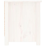 Skoskap Hvit 110X38X45,5 Cm Heltre Furu