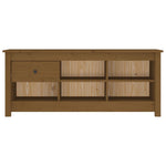 Skoskap Honningbrun 110X38X45,5 Cm Heltre Furu