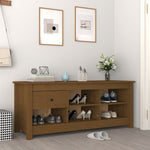 Skoskap Honningbrun 110X38X45,5 Cm Heltre Furu