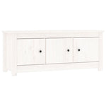Skoskap Hvit 110X38X45,5 Cm Heltre Furu