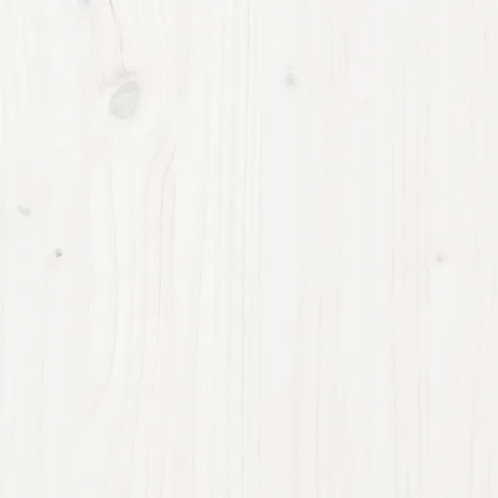 Skoskap Hvit 110X38X45,5 Cm Heltre Furu