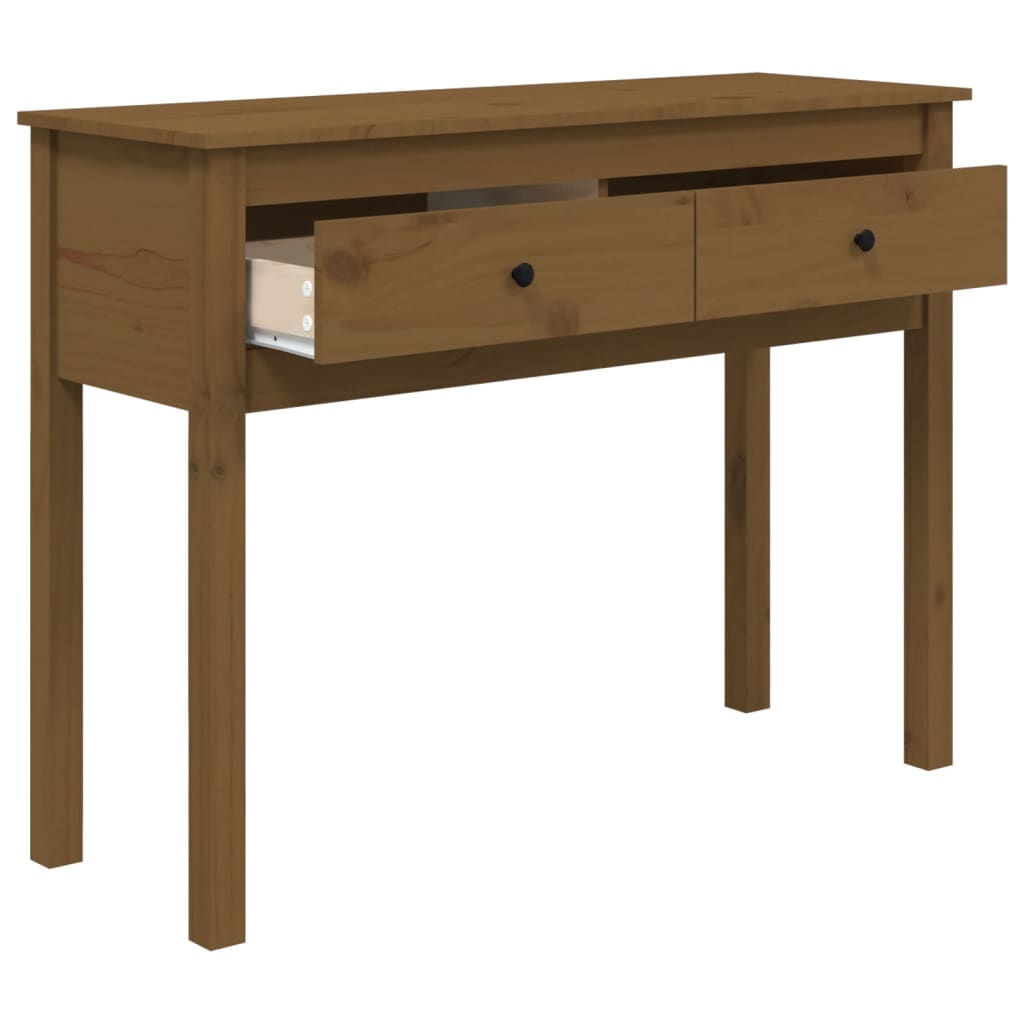 Konsollskap Honningbrun 100X35X75 Cm Heltre Furu