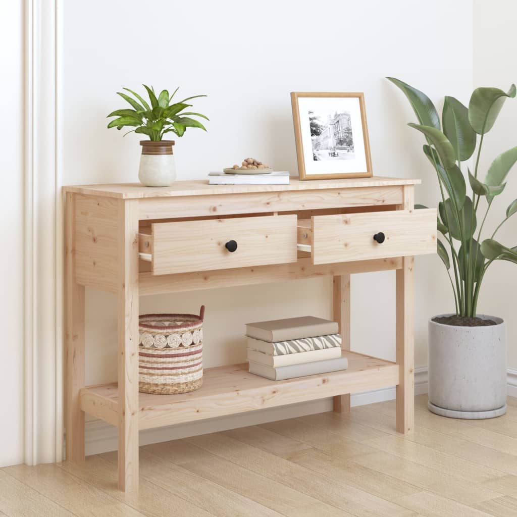 Konsollbord 100X35X75 Cm Heltre Furu