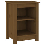 Nattbord Honningbrun 40X35X55 Cm Heltre Furu