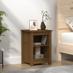 Nattbord Honningbrun 40X35X55 Cm Heltre Furu