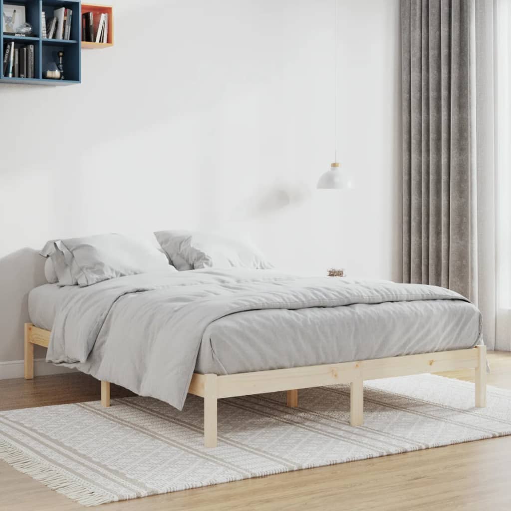 Sengeramme Uten Madrass 152X203 Cm Heltre Furu