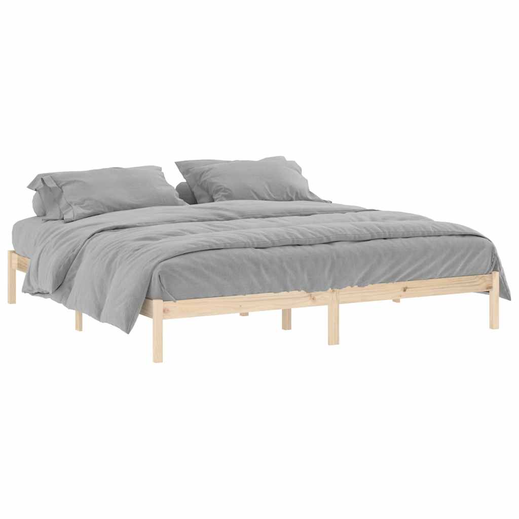Sengeramme Uten Madrass 193X203 Cm Heltre Furu