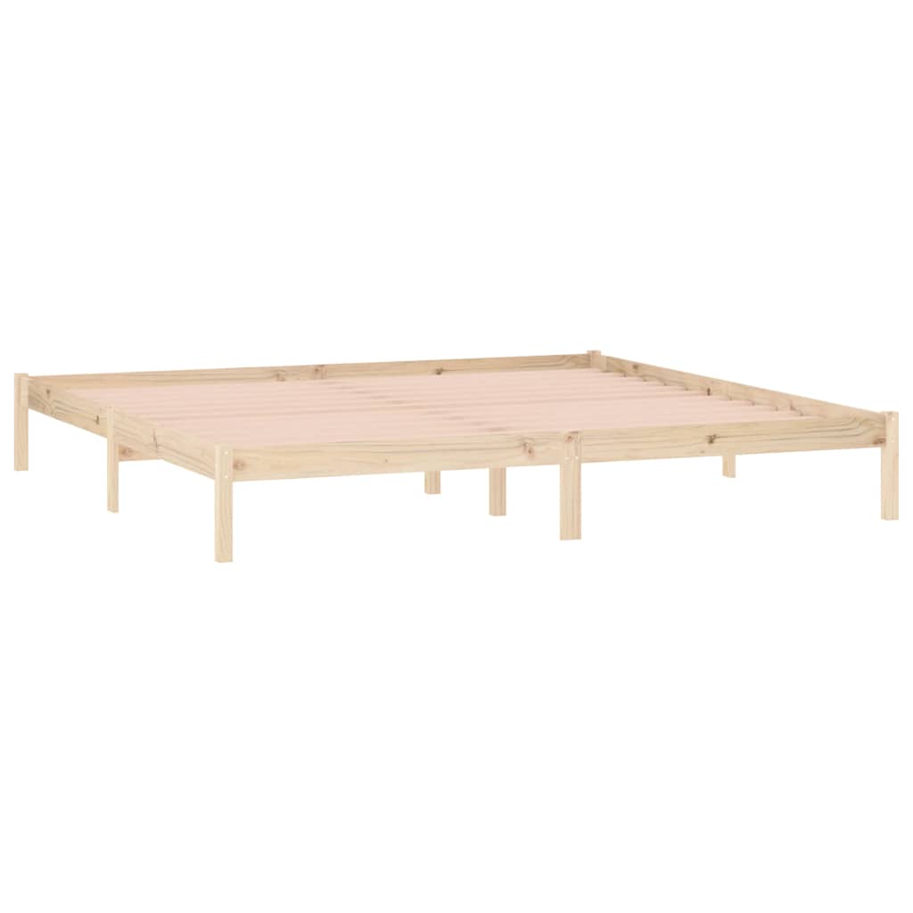 Sengeramme Uten Madrass 193X203 Cm Heltre Furu