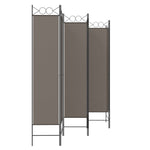 Romdeler Med 6 Paneler Antrasitt 240X200 Cm Stoff