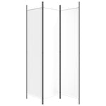 Romdeler 3 Paneler Hvit 150X200 Cm Stoff